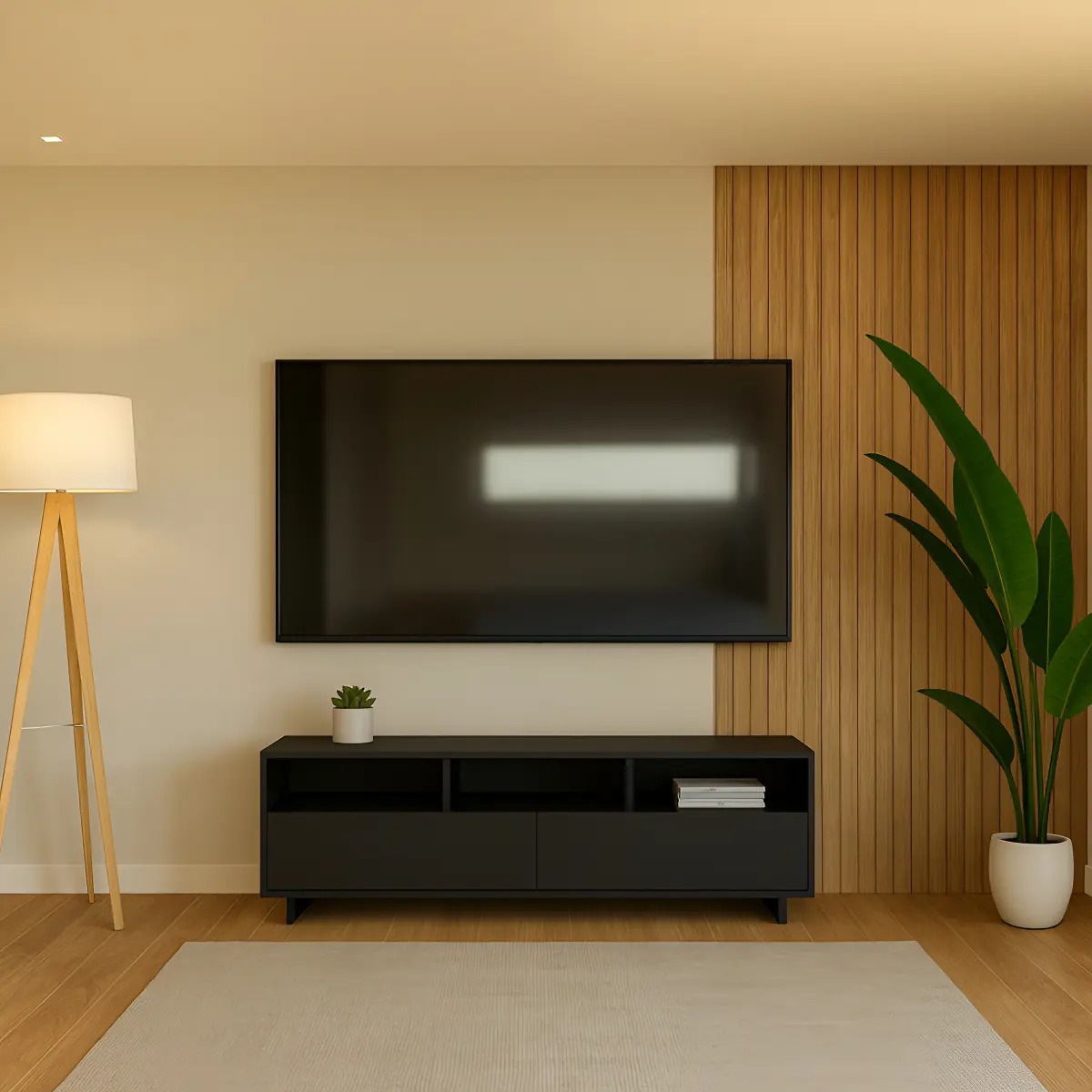 TV Stand 160 cm, Modern, for TVs up to 75"