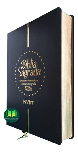 Bíblia Sagrada Letra Extra Gigante Nvi  Luxo Grande 17x24