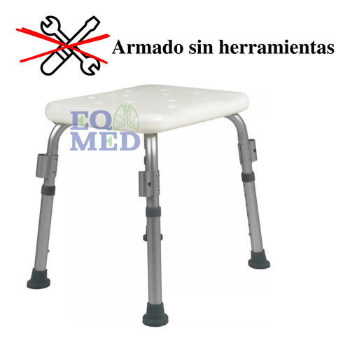 Medline Mds89745ra Silla De Regadera Con Reposabrazos Acolch
