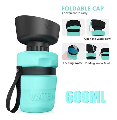 Comedero Dispensador De Vasos Portátil Para Agua Potable Par