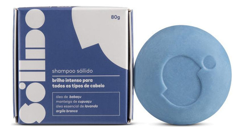  Shampoo Sóllido Brilho Para Os Tipos De Cabelos 80g