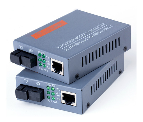 Convertidor De Medios Gigabit Ethernet De Fibra Única Modo