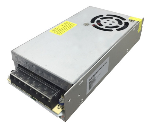Imagen 1 de 9 de Fuente Switching 12v 20 Amp Metálica Tiras De Leds Cctv