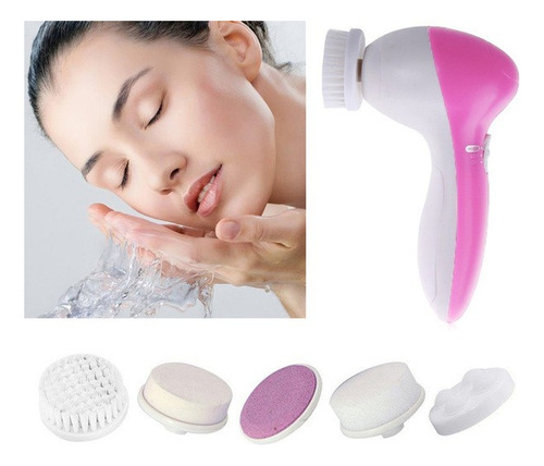 Escova Eletrica Limpeza Massageador Facial 5 Em 1 Limpeza Ro