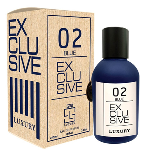 Perfume Árabe 02 Blue Exclusive 100ml Luxury Dubai Unisex