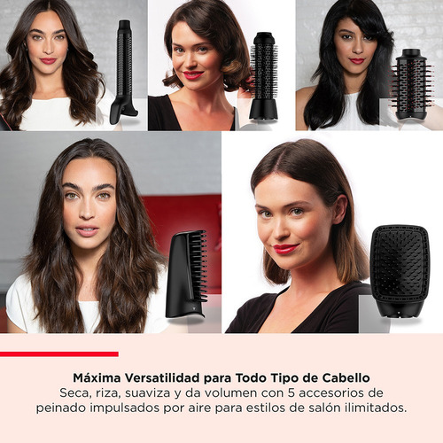 Cepillo Secador One Step Revlon Kit Multi Estilos 5 En 1