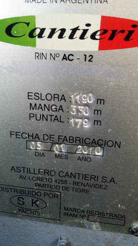 Imagen 6 de 12 de Crucero Sk 35 Volvo Penta 260hp Pata Volvo Duo-prop