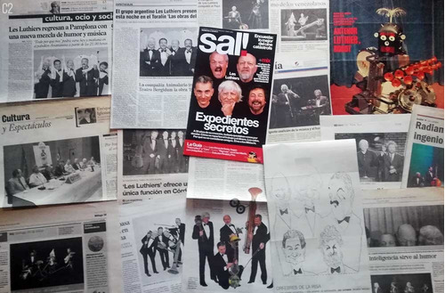 (c) Les Luthiers Clippings Recortes Notas Diario Revista