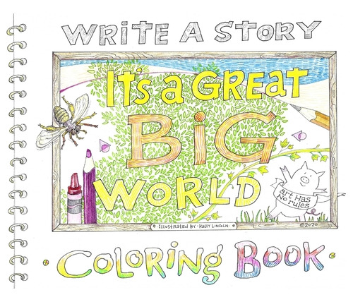 Libro Write A Story: It's A Great Big World Coloring Book...