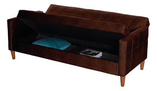Futon Genova Cuero Kentucky - Latam Home
