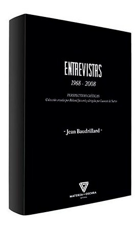 Libro Entrevistas 1968-2008 - Baudrillard, Jean