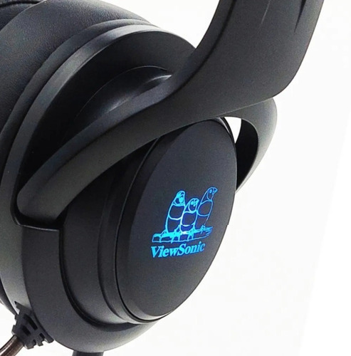 Imagen 3 de 8 de Auricular Gamer Microfono Viewsonic 5.1 Usb/plug Led Va300e