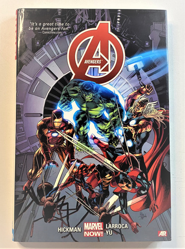 Avengers Deluxe Edition By Jonathan Hickman Completo Stock