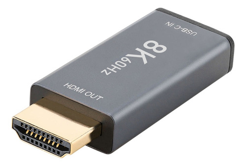 Adaptador Usb-c Hembra A Hdmi Macho Conector 8k 60 Hz