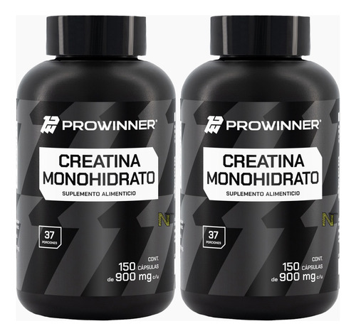 (duo Pack) Creatina Monohidrato (300 Caps) Prowinner