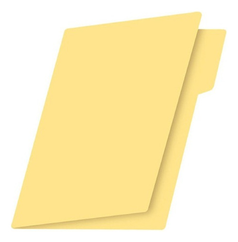 Folder Bitono T.carta Amarillo C/25 - Mapasa Ph0094 /vc