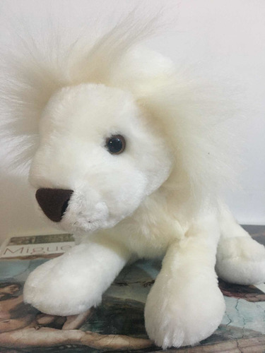 Peluche Leon Blanco Aurora De 30cm Cja(21) Original