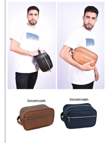 Bolso De Mano Hombre Con Cierre Neceser Calidad Premium