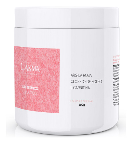 Lakma Sal Térmico Lipolítico Para Estética 500g - Promoção