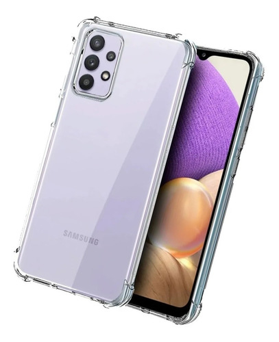 Imagen 6 de 10 de Funda Tpu Antigolpes Transparente Para Samsung + Vidrio