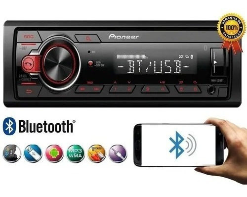 Media Receiver Mp3 Player Pioneer Mvh-s218bt Bluetooth
