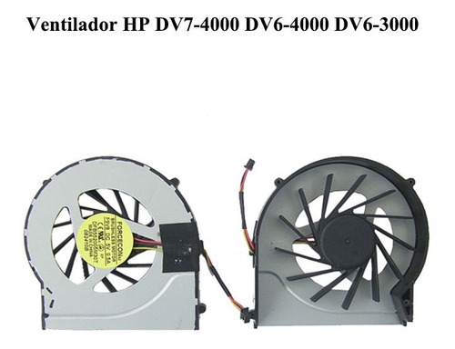 Ventilador Hp Dv7-4000 Dv6-4000 Dv6-3000
