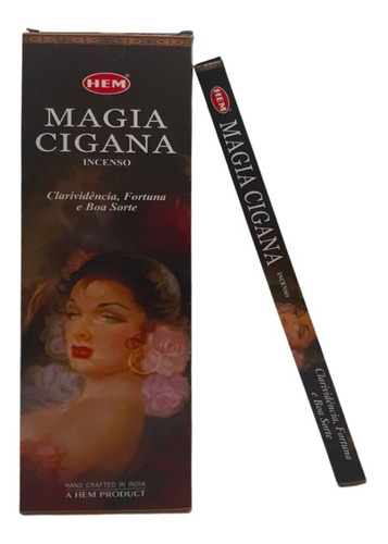 Incenso Natural Hem - Magia Cigana 8 Varetas