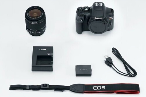  Canon Eos Rebel T6 18-55mm Is Ii Kit Dslr Color  Negro