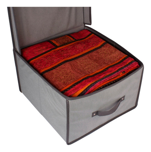Imagen 7 de 8 de Caja Organizadora Bajo Cama Ropa Placard 40 X 40 X 25