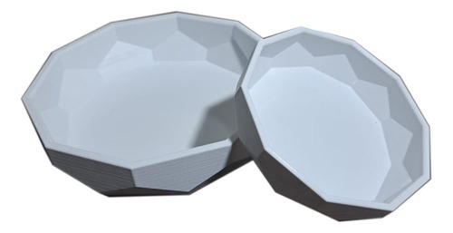 Bowl Geometric X2 Porta Objetos Decorativo - Impresion 3d