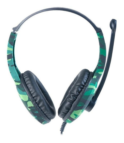 Imagen 3 de 4 de Auriculares Ps4 Con Microfono Gamer Camuflaje Noga St880