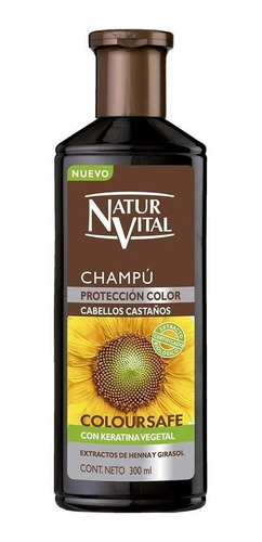 Shampoo Colour Safe Henna Cabello Castaño