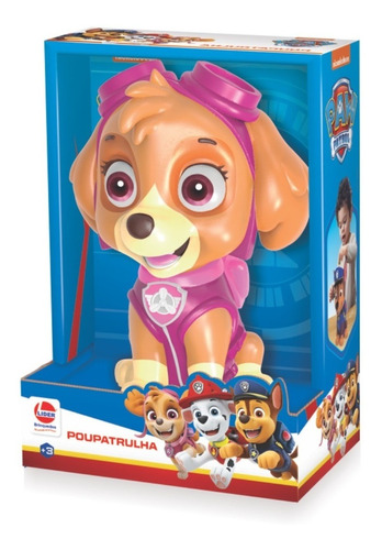 Cofrinho Gigante Vinil Patrulha Canina Skye Da Lider 2972