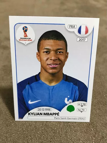 Figurinha Legend Álbum da Copa Mbappe