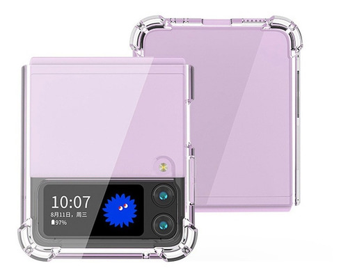Capa Anti-impacto Transparente Para Samsung Galaxy Z Flip 4 