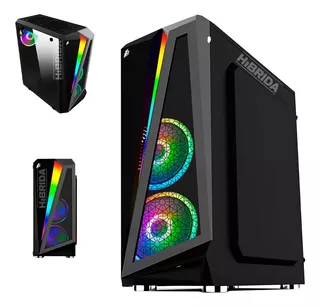 Case Gamer 1st Player R5 Negro Fuente Led - Rgb Computadora