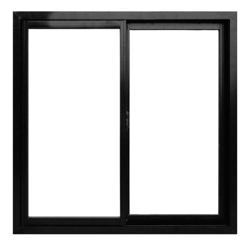 Ventana Corrediza Negro Herrero Maxialuminios 120 X 110