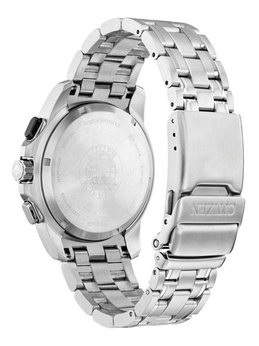Reloj Citizen Promaster Mx Silver Original Hombre Color De La Correa Plateado Color Del Bisel Negro