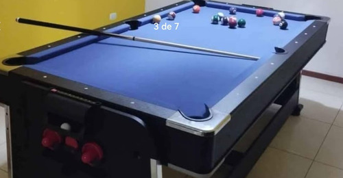 Mesa Billar Multifuncional 4 En 1: Hockey, Pingpong, Comedor (Usado)