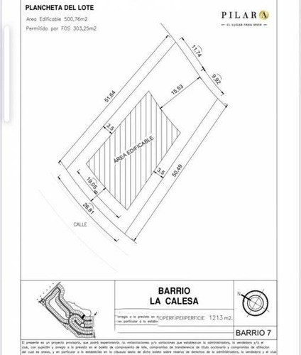 Imagen 10 de 11 de Venta Lote Pilara