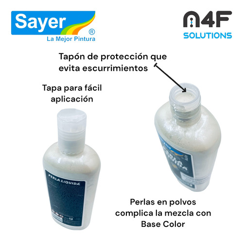 Perla Líquida Sayer Automotiva Kp-0337 Azul Fino Aperlado