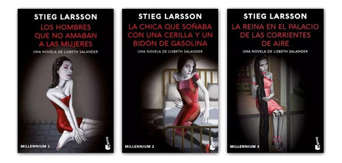 Trilogía Millennium - Stieg Larsson - Booket 
