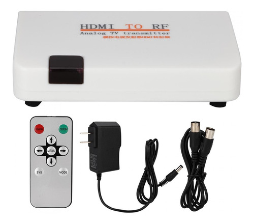 Adaptador De Hdmi A Rf Coaxial Conversor Caja De Soporte 480
