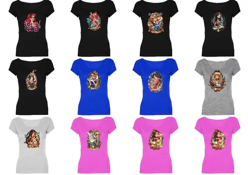 Remeras Tinkerbell Princesas Pinup *mr Korneforos*