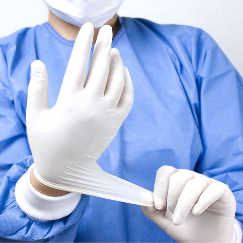Imagen 5 de 10 de Guante De Latex Descartable Pack 5 X100u Examinacion Medium