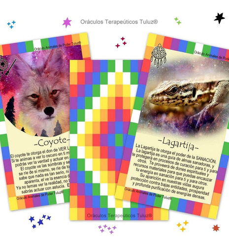 Oraculo Animales De Poder - Cajita + Folleto - Tuluz 