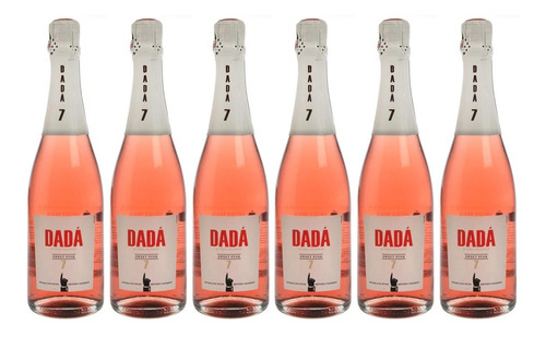 Espumante Dada 7 Finca Las Moras Rosado 750 Ml Caja X 6