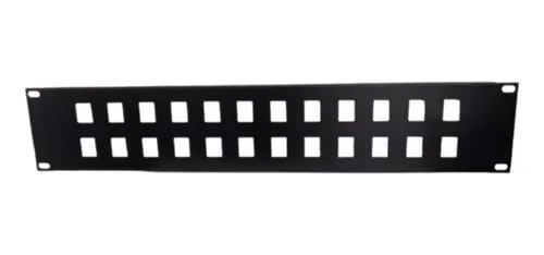 comprar Frente Patch Panel Pachera 24 Bocas Cat-5e Cat-6 Rack
