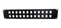 Comprar Frente Patch Panel Pachera 24 Bocas Cat-5e Cat-6 Rack