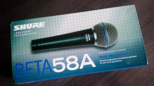 Microfone Shure Beta 58a, Beta 57a, Sm58